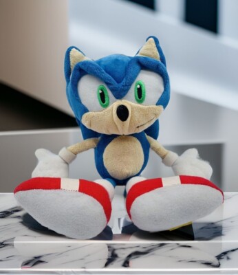Sonic The Hedgehog Plush M 2012 SANEI SEGA Sonic Stuffed Doll JPN