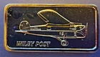 1976 World Of Flight Wiley Post Plane Hamilton Mint EGP-999 Silver 1 Oz Art Coin