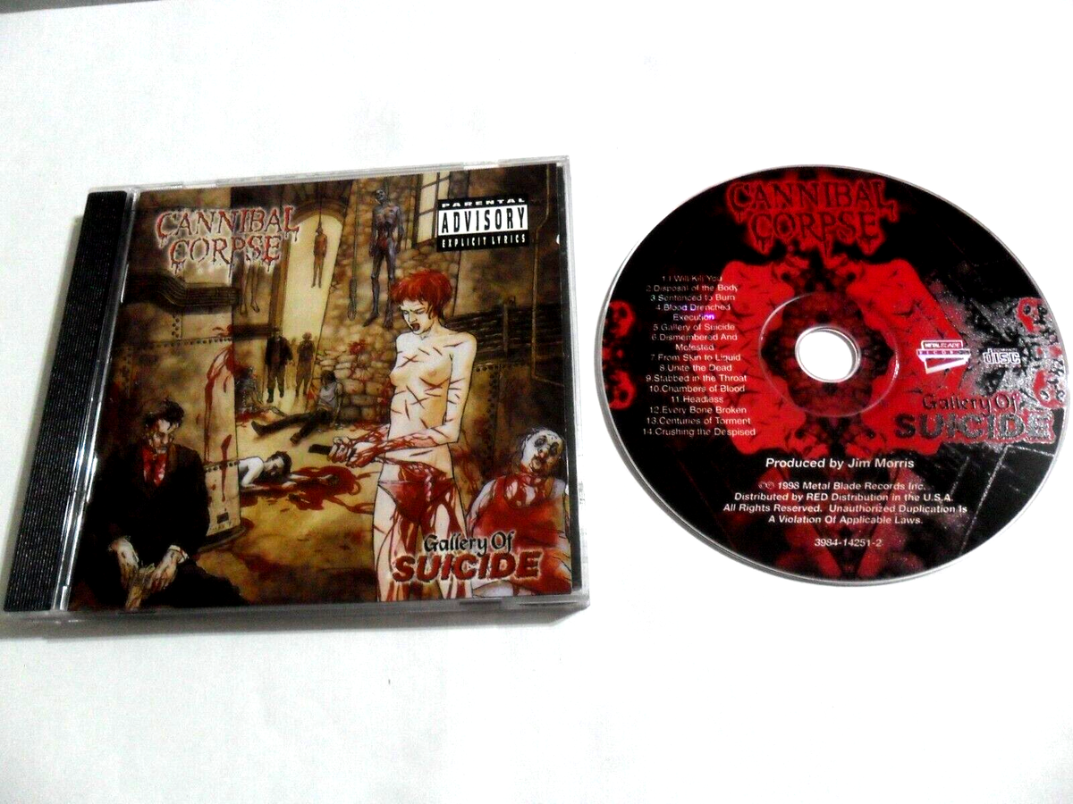 Cannibal Corpse – Gallery Of Suicide (CD 1998) Death Metal / USA