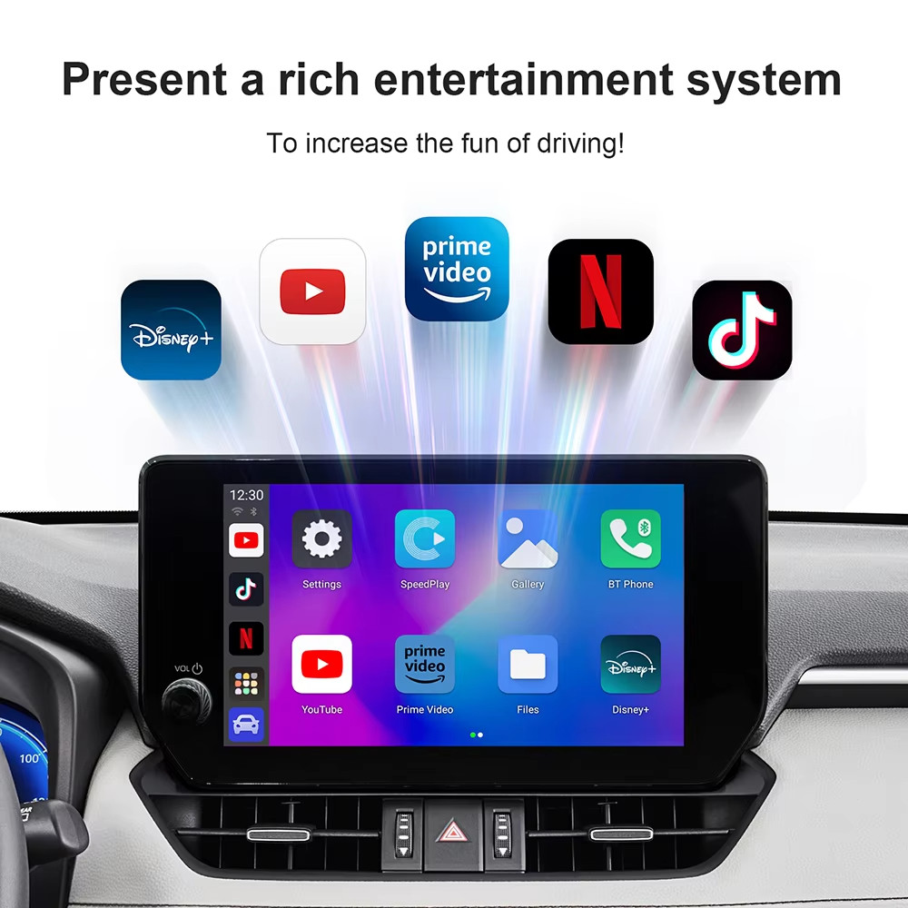 Android 13 CarPlay Ai Box Wireless Auto Smart Tv Netflix Youtube Fota WIFI - Miniatura 5