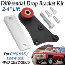 Front Rear Differential Drop Bracket Kit For GMC S15 Chevy S10 4WD Blazer Jimmy