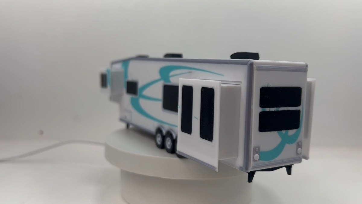 CARAVAN 5本セット 1/64 Scale Camper Kit White and Teal | eBay