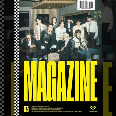 TREASURE 3RD ANNIVERSARY MAGAZINE/Foto Buch+Buch+25Karte+5Film+Poster+Tag Video