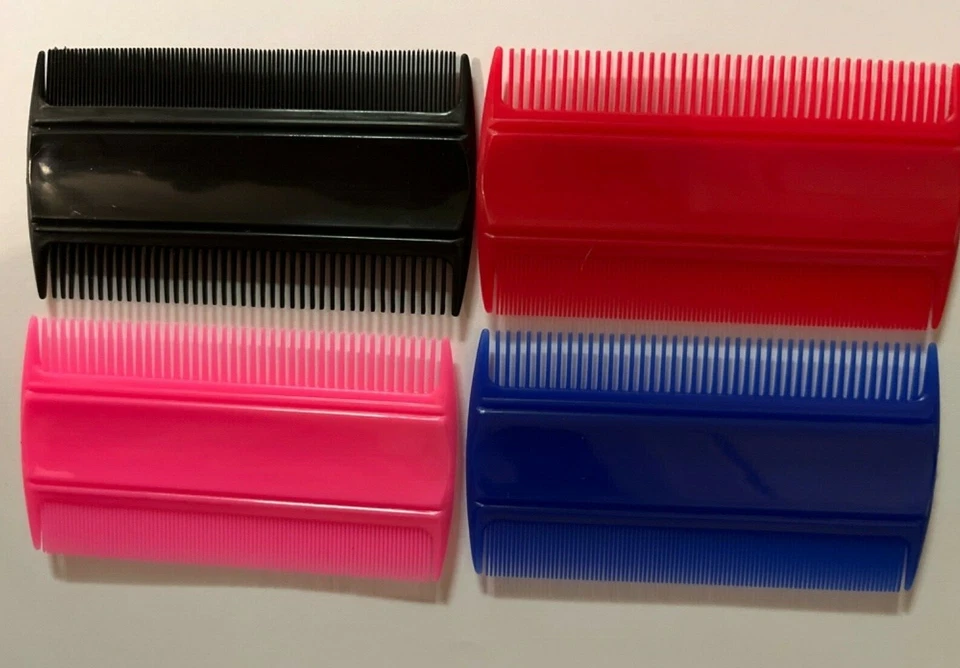 Peine Diente Fino-Doble Cara Liendres Peine Cabeza Pelojos Pulgas Pelojos/Mascota Perro Gato Pick1 Foto 3 de 4