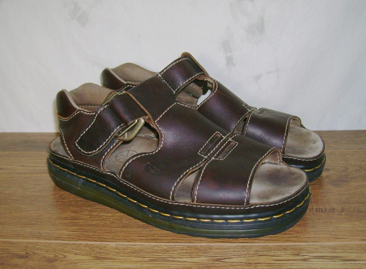 Doc Martens Brown Leather Fisherman Sandals Size US 10 Men 