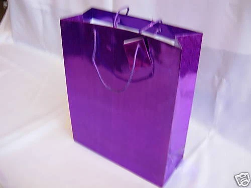 Large Shiny Paper Carrier Present Gift Bags Christmas Wedding Birthday 32X 26cm - Image 4 of 4