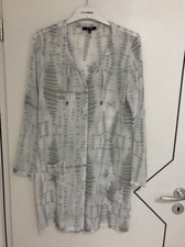 YEST Hollandmode Blusenjacke Jacke Cardigan grau 42 L