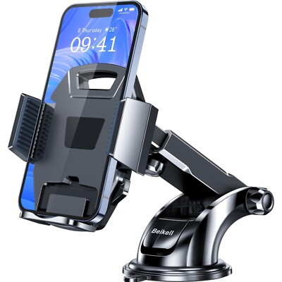 Flexibler Handyhalter für Auto mit Anti-Rutsch Design und Teleskoparm - Beikell