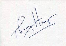 Thomas Hampson LYRIC BARITONE autograph, signed card