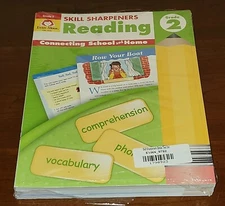NEW! Evan-Moor Skill Sharpeners Grade 2 Set of 3 Books  Reading.Spell+Write.Math