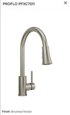 PROFLO Orvis 1.8 GPM Single Hole Pull Down Kitchen Faucet Brushed Nickel