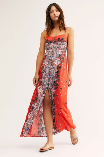 Morning Song Printed Maxi Dress Size 
