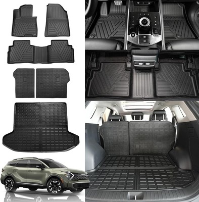 For 2023-2025 Kia Sportage Floor Mats Trunk Mat Cargo Liners(Not Fit Hybrid)