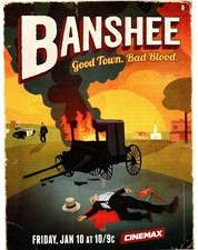 PTP82 ADVERT 10x8" BANSHEE TV SHOW