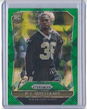 PJ WILLIAMS 2015 Panini Prizm RC Rookie GREEN CRYSTALS #275 SAINTS 45/75