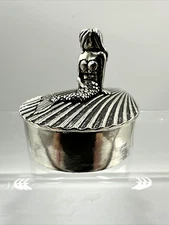 Pewter Mermaid Jewelry Holder/Box (Basic Spirit)