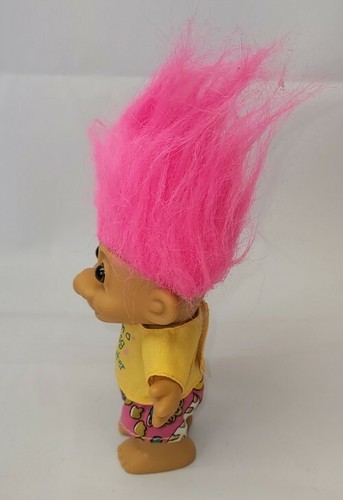 Russ Troll Doll 5" Blue Hair Shirt “I'm A Big Brother” - Picture 4 of 6