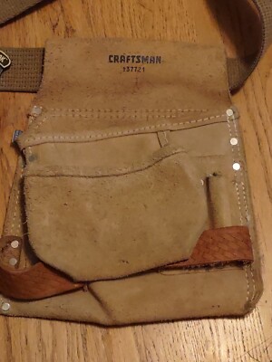 BRAND NEW CRAFTSMAN CARPENTER'S TOOL BELT + MONSTER HOOK #937721
