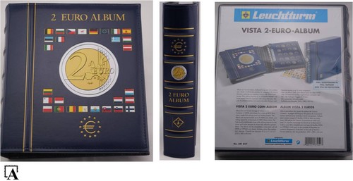 Leuchtturm kroonkurkalbum GRANDE met Engelse of Duitse titel, incl. 5