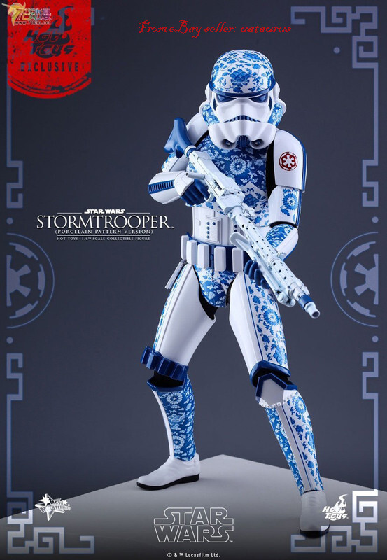 Hot Toys 1/6 Mms401 Star Wars Stormtrooper Porcelain Pattern