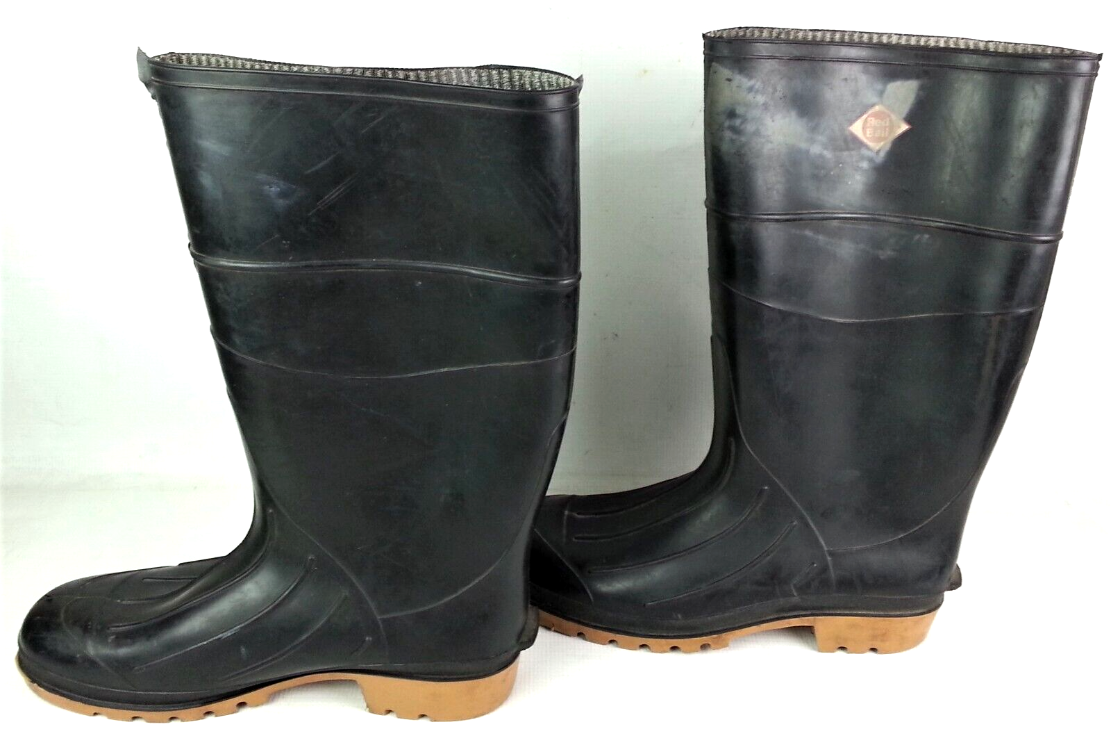 Red Ball Rubber Boots Mens 12 Muck Rain Gardening Chore Fishing Made in