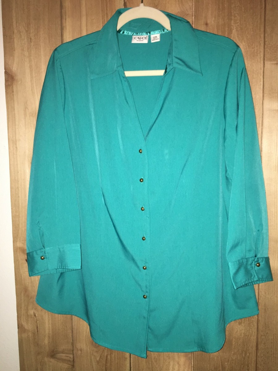 CATO Womens Plus Size 26/28W Brown Sleeveless Cowl Neck Stretch Tank