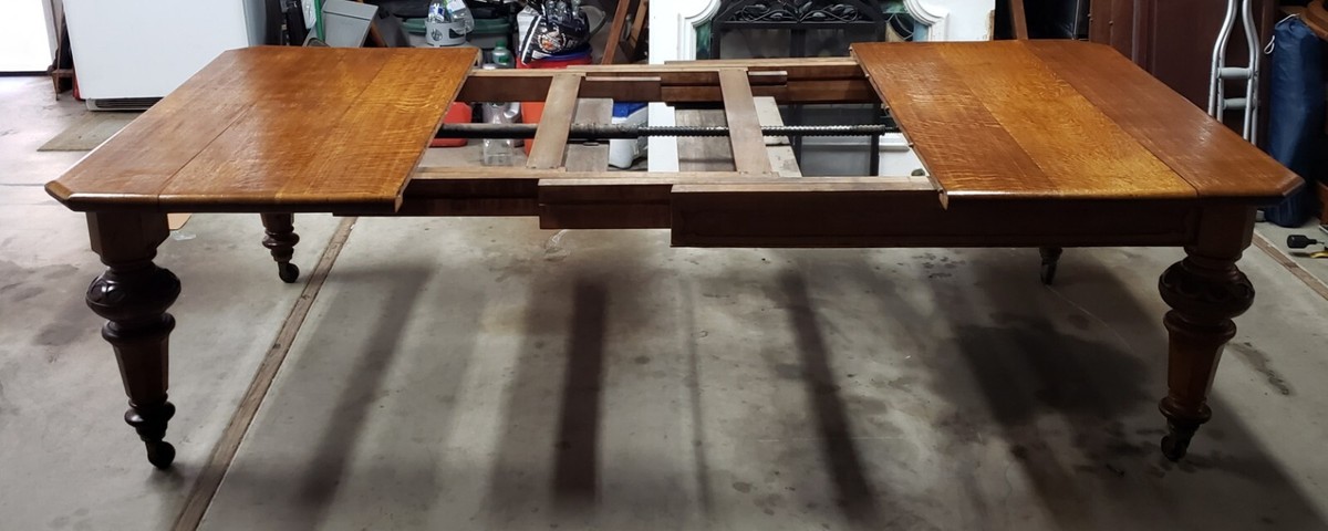 Samuel Hawkins/Joseph Fitter 1880 Victorian Crank 3 Leaf Dining