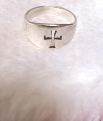 James Avery Sterling Silver 925 Crosslet Cut Out Cross Ring Size