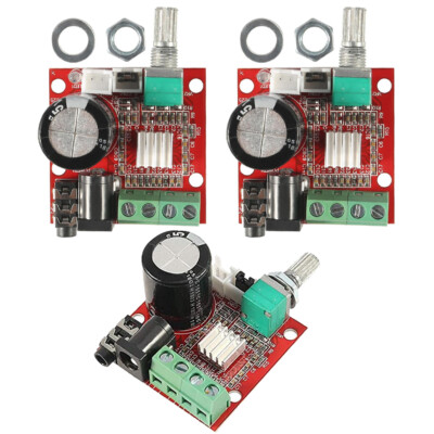 Hi-Fi PAM8610 Audio Stereo Amplifier Board Module Dual D Class Channel 2X10W 12V