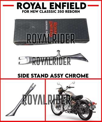 Fits Royal Enfield SIDE STAND ASSY CHROME For New Classic 350 REBORN - Main Image