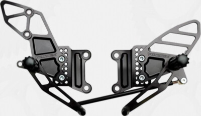 Vortex Adjustable Rear Set Black RS406K