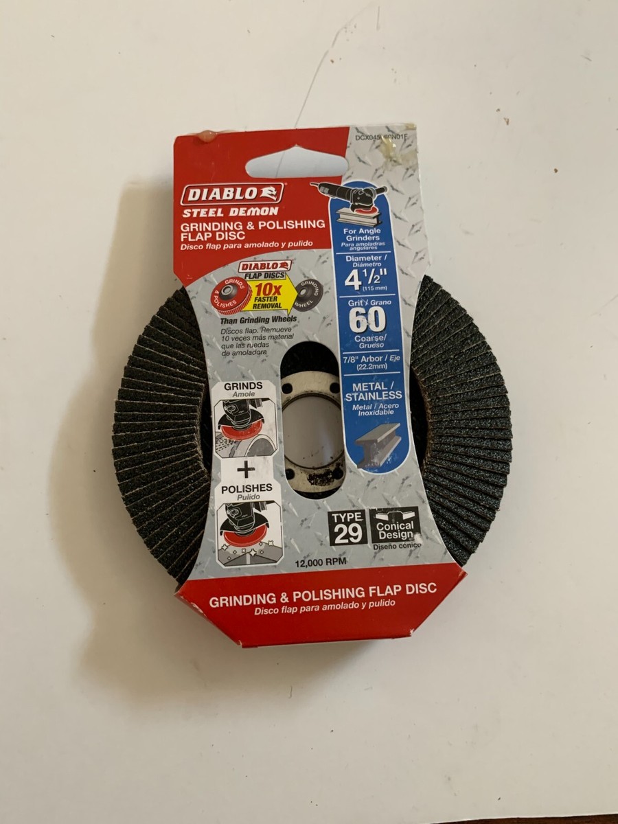 DIABLO Steel Demon Grinding & Polishing Flap Disc Type 29 4-1/2