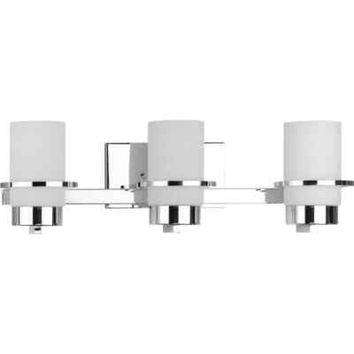 Progress Lighting Reiss 22.75 in. 3-Light Polished Chrome Vanity Light
