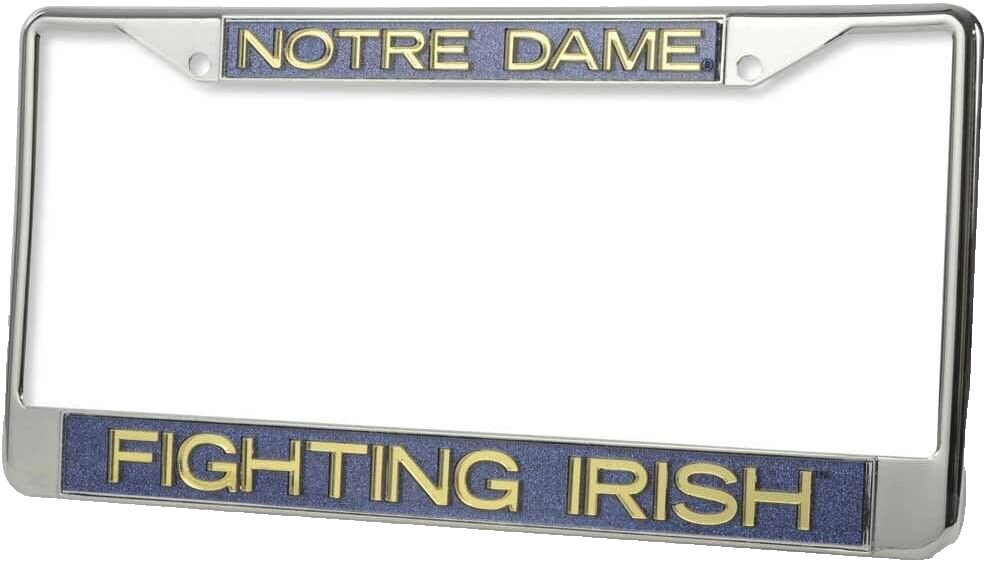 Notre Dame Fighting Irish Metal License Plate Frame