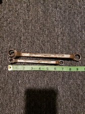 2 Vintage, USA Made Box End Wrenches, Tru-Fit, Lectrolite, 6/8" & 3/8"