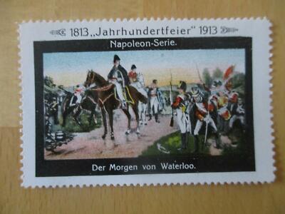 (6617) Reklamemarke - Napoleon - Der Morgen von Waterloo