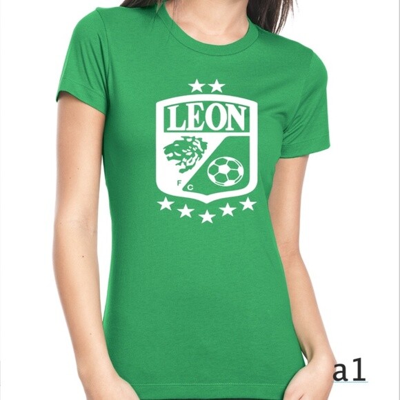New Club Leon FC Mexico Futbol Soccer WOMANS Cotton T shirt eBay