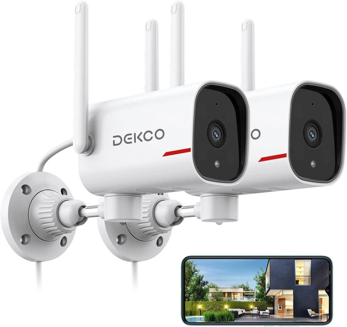Wired wifi sales security cameras