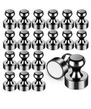 20 Strong Fridge Magnets Small Whiteboard Push Pins Kitchen Office Locker SetPro