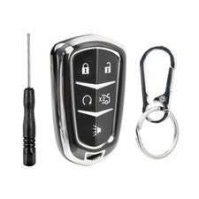 Remote Key Fob Shell Case Polymer Cover for 2015 2016 2017 2018 2019 Cadillac