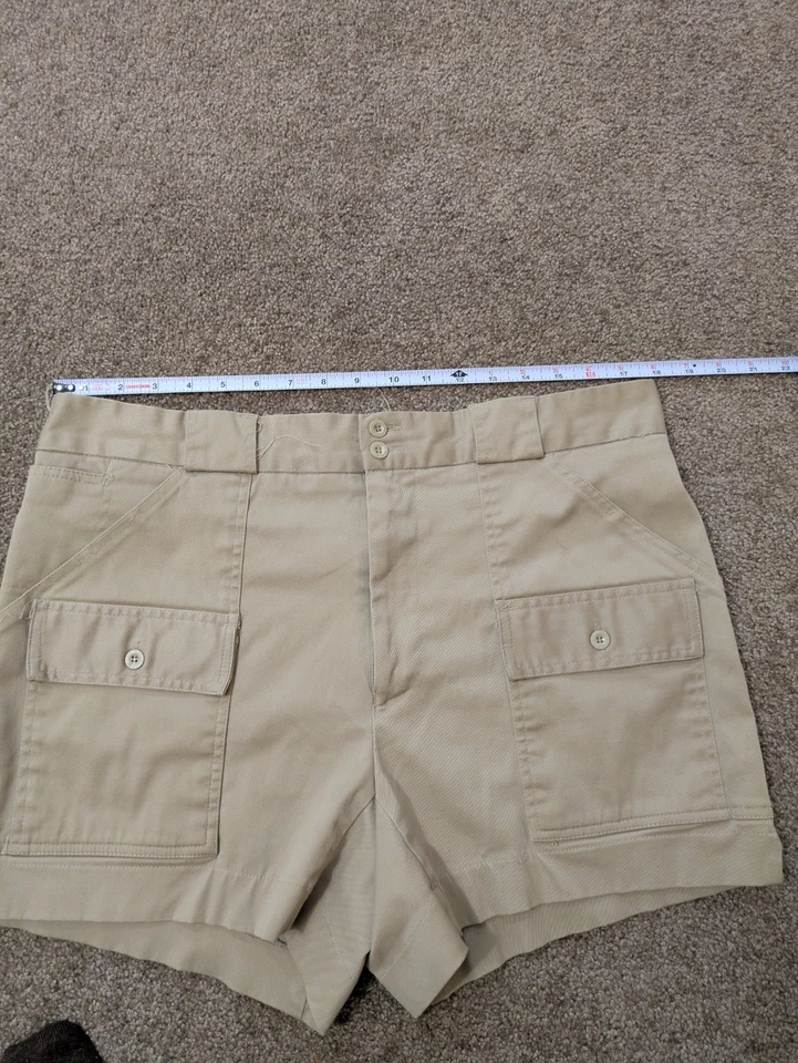 Pantalones Cortos De Colección Sportif Para Hombre 38 Marrón Papá Senderismo Carga Eddie Bauer Hechos en EE. UU. Foto 4 de 4