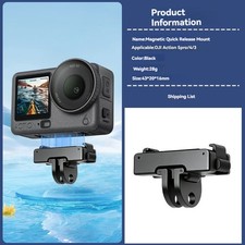 Magnetic Quick-Release Mount Adapter For DJI OSMO Action 6/ Action 2/3/4/5 Pro