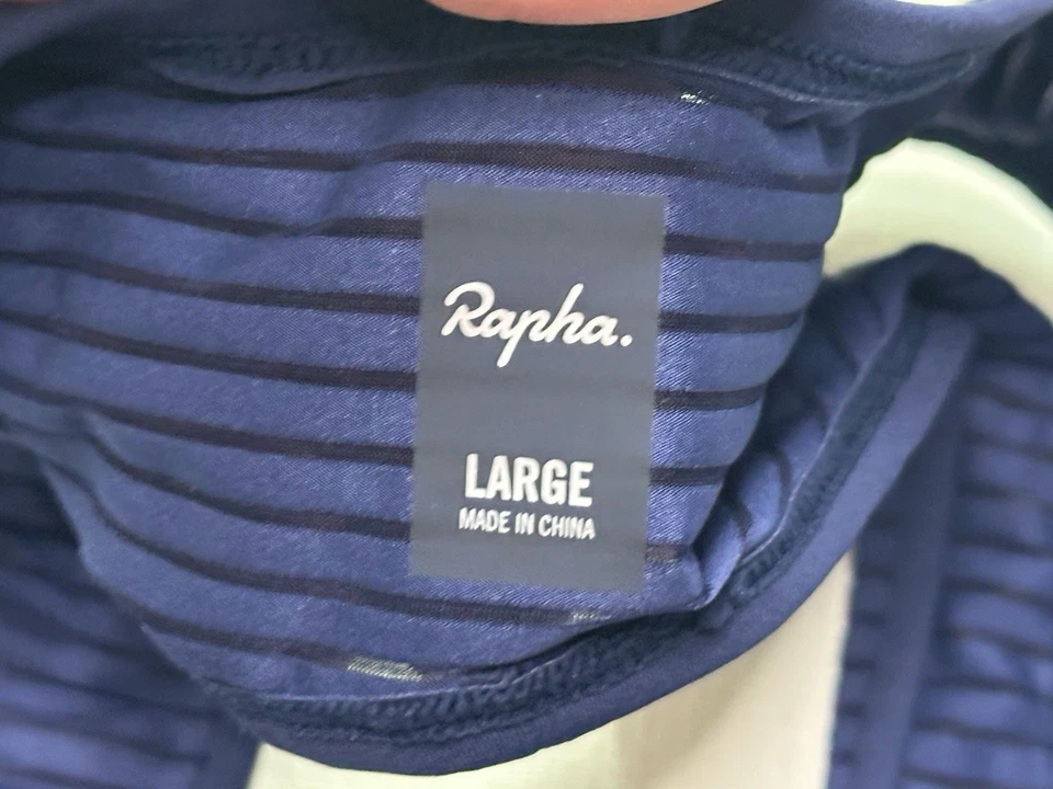 Men's Rapha Brevet Bib Shorts Size Large Dark Navy/Navy #BTB07XX - Image 4 of 4
