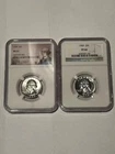 LOT OF (2) 1959 P Washington 25C Quarter NGC PF 66 & MS 65/finish your type set!
