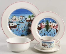 Villeroy & Boch Naif Christmas 5 Piece Place Setting 6061590