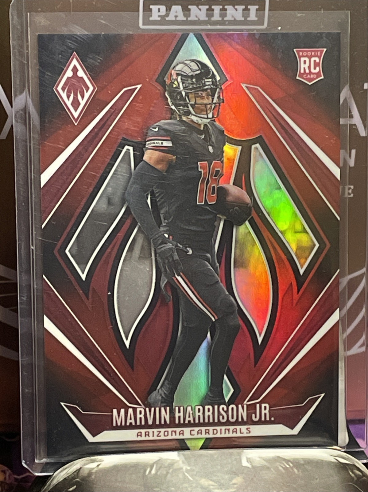 2024 Panini Phoenix Marvin Harrison Jr. Rookie #226 Red Fade /299 (RC) Cardinals