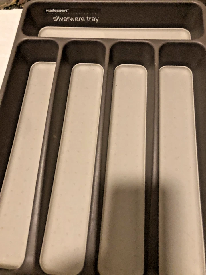 Madesmart Mini Cubiertos 5 Compartimentos Cajón Cubiertos Cubiertos Bandeja Organizadora Foto 3 de 4