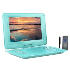 Trexonic 13.3" Portable TV DVD Player w Color TFT LED Screen USB HD AV Inputs