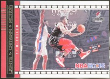 2021-22 Hoops - Lights Camera Action Basketball CJ McCollum #23 NM