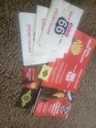 STEAK n SHAKE ROUTE 66 NAPKINS /  TABLE AD/  SUGAR   / AND GIFT CARDS   NO VALUE — photo 2